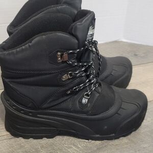 Men's Itasca Thinsulate Black Snow Boots Sz10 M
